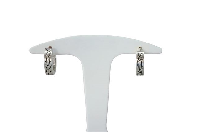 B.O. CREOLES MARQUISIENNES ARGENT 925 GRAVEES