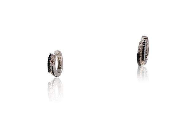 B.O. CREOLES TOKIRI ARGENT 925 ZIRCONIA