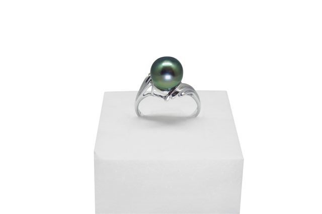 BAGUE CARLA ARGENT 925‰ PERLE TAHITI SR Ø9-9,5MM CAT A-B